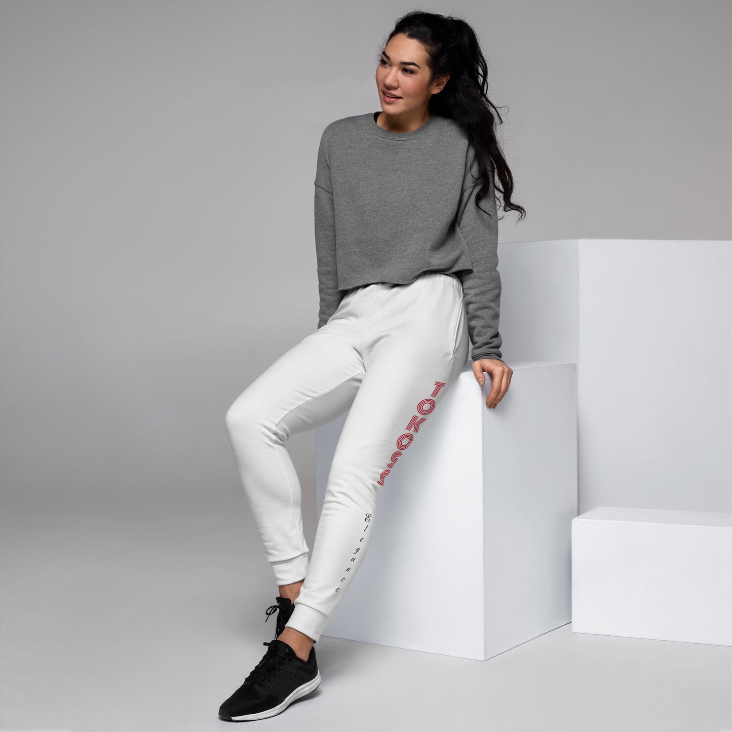 Tokoss Women's Joggers - Black and red design 3