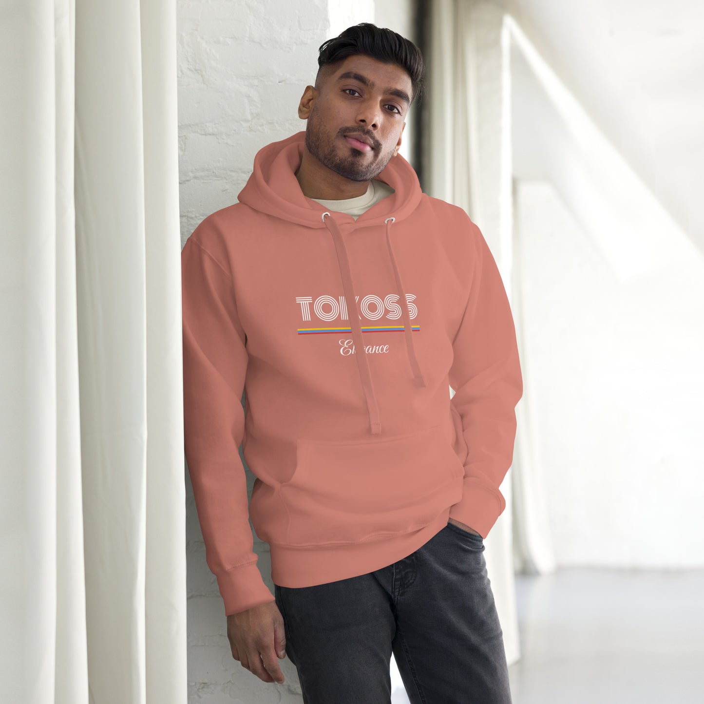 Tokoss Elegance Unisex Printed Hoodie - White design 3