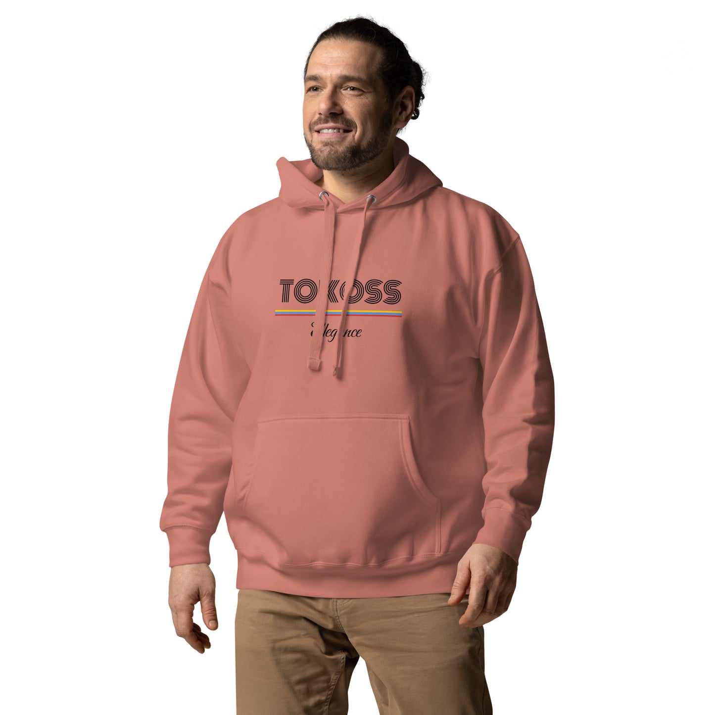 Tokoss Elegance Unisex Printed Hoodie - Black design 3