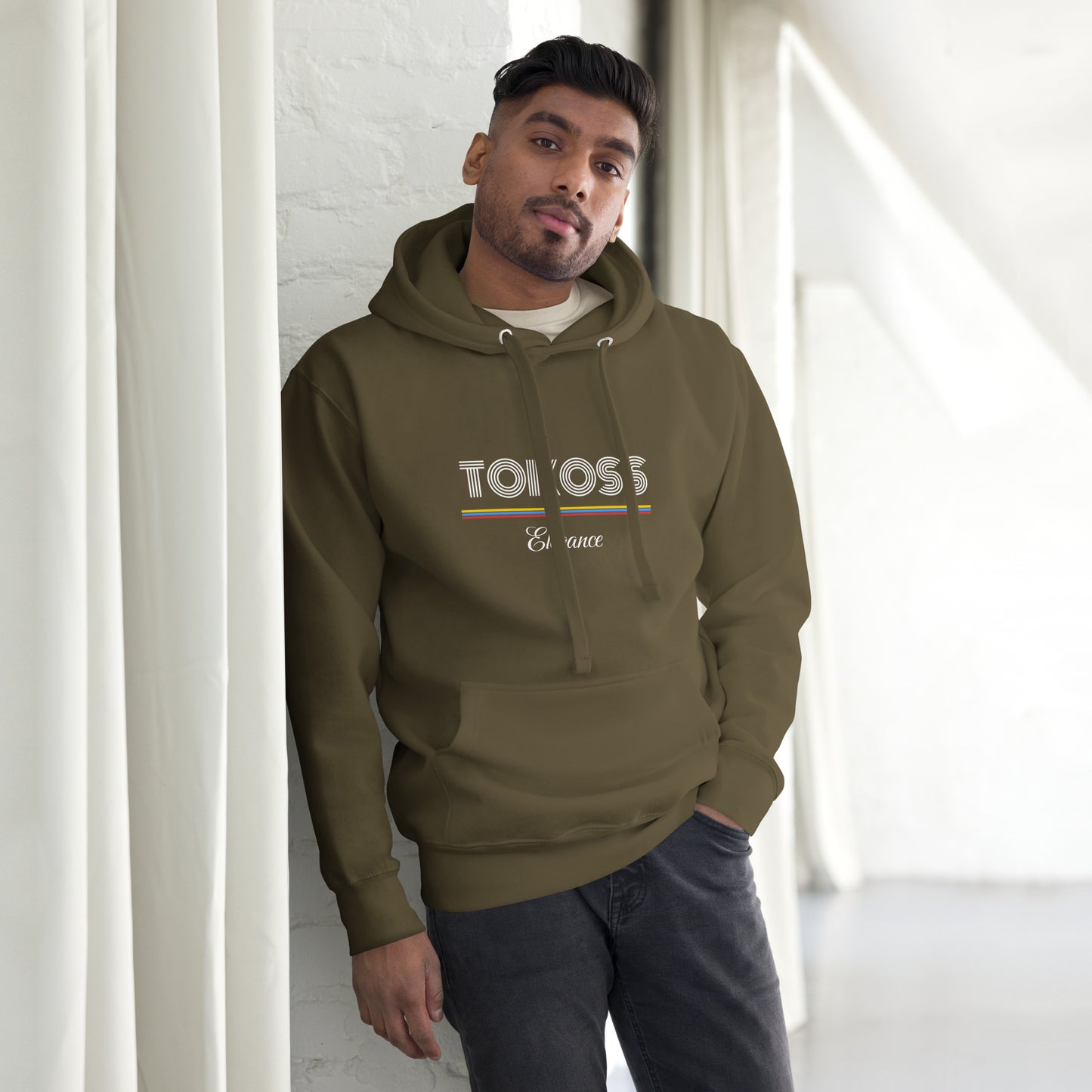 Tokoss Elegance Unisex Printed Hoodie - White design 3