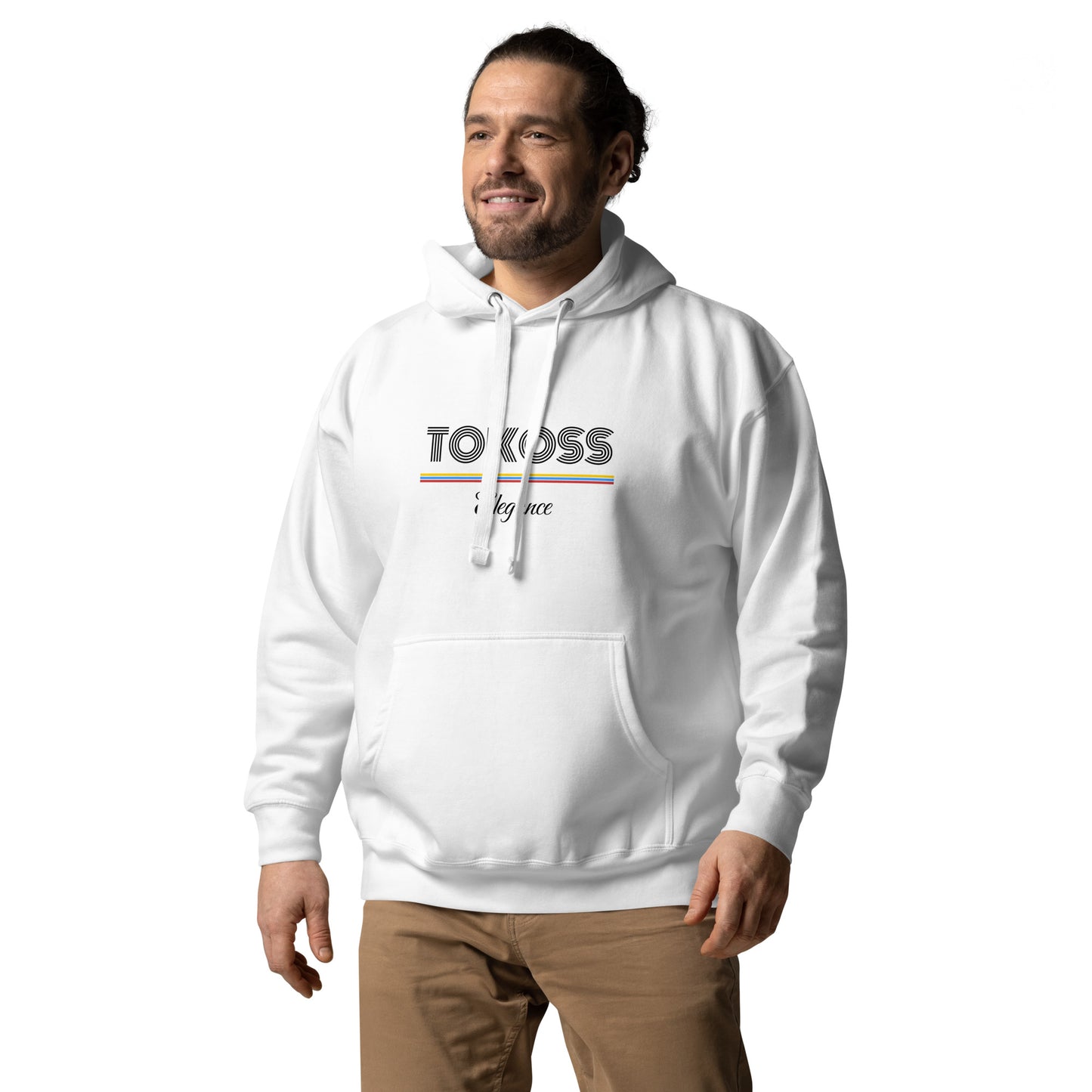 Tokoss Elegance Unisex Printed Hoodie - Black design 3
