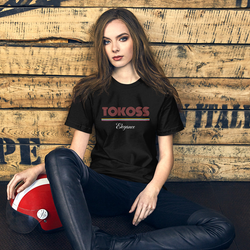 Tokoss Unisex t-shirt - Red and white design 3