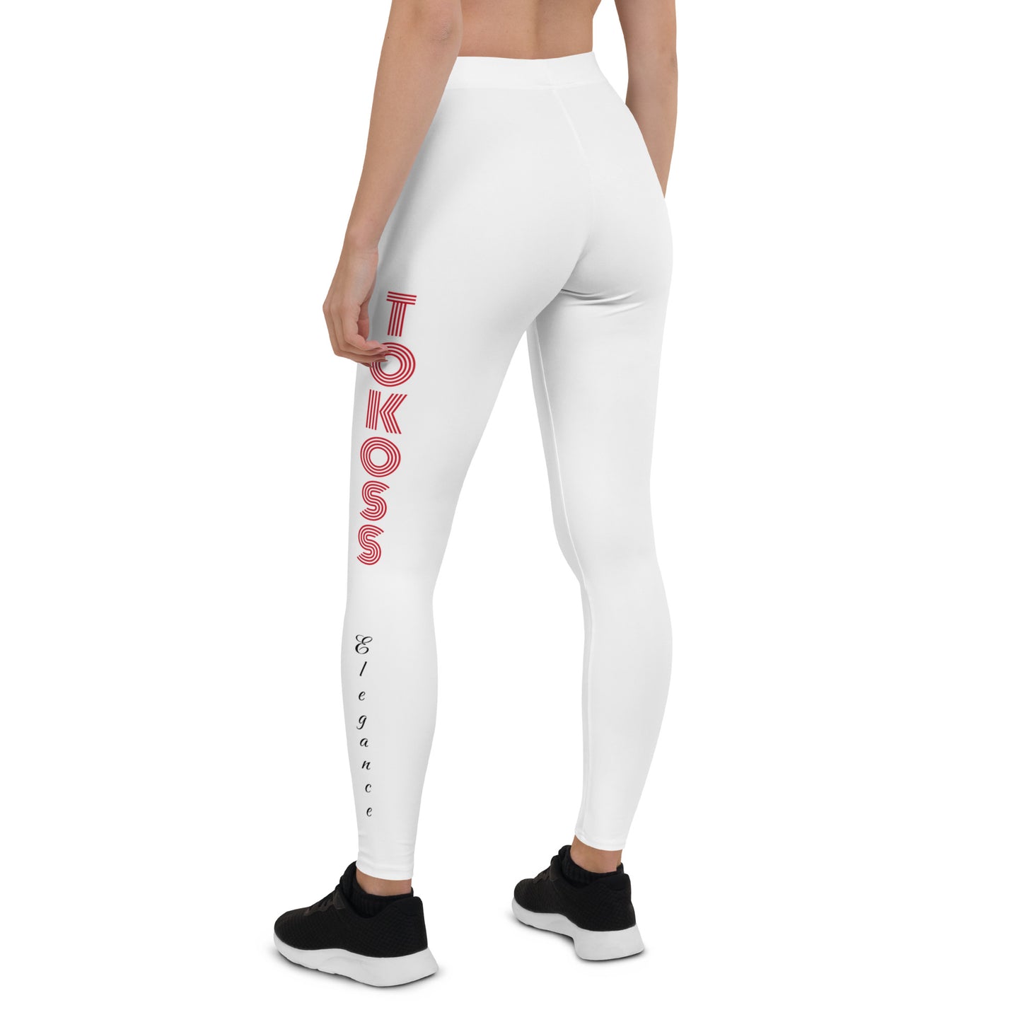 Tokoss Leggings - Black and red design 3