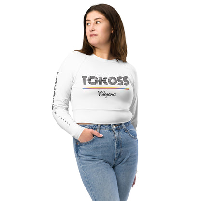 Tokoss long-sleeve crop top - Black design 3