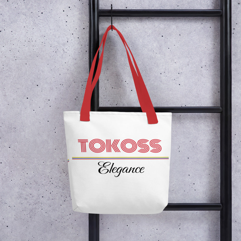 Tokoss Elegance Standard Tote bag - Black and red design 2