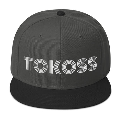 Tokoss Snapback Hat - Embroidered White design