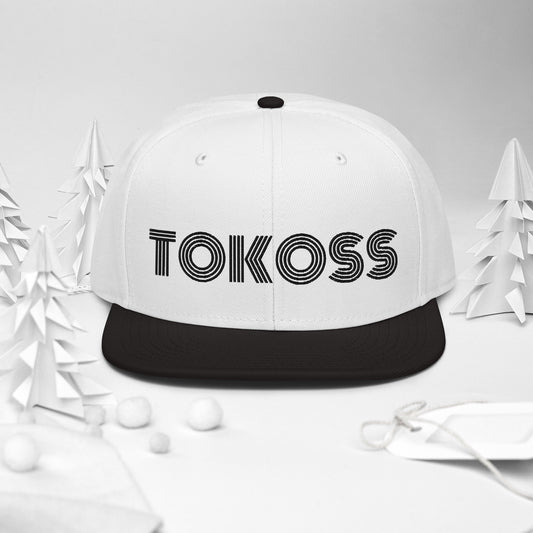 Tokoss Snapback Hat - Embroidered Black Design