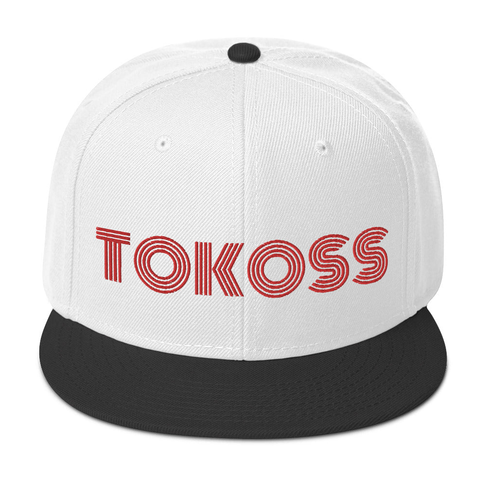 Tokoss Snapback Hat - Embroidered Red Design