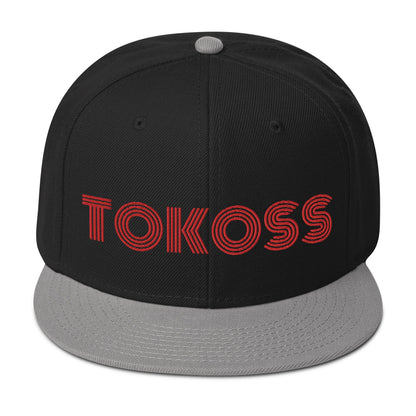 Tokoss Snapback Hat - Embroidered Red Design