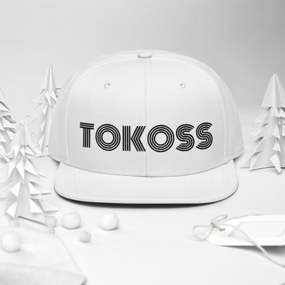 Tokoss Snapback Hat - Embroidered Black Design