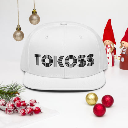 Tokoss Snapback Hat - Embroidered Black Design