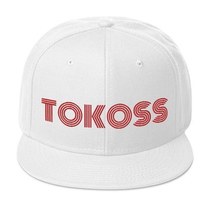 Tokoss Snapback Hat - Embroidered Red Design