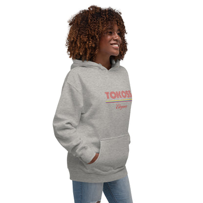 Tokoss Elegance Unisex Printed Hoodie - Red design 3