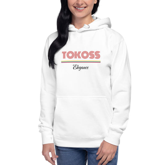 Tokoss Elegance Unisex Printed Hoodie - Black and red design 3