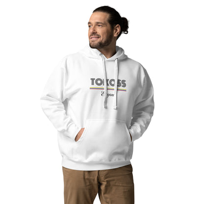 Tokoss Elegance Unisex Bedruckter Kapuzenpullover – Schwarzes Design 3