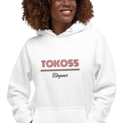 Tokoss Deluxe Embroidered Unisex Hoodie - Black and Red design