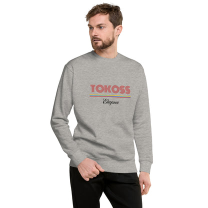 Tokoss Elegance Unisex Printed Sweatshirt - Black and red design 3