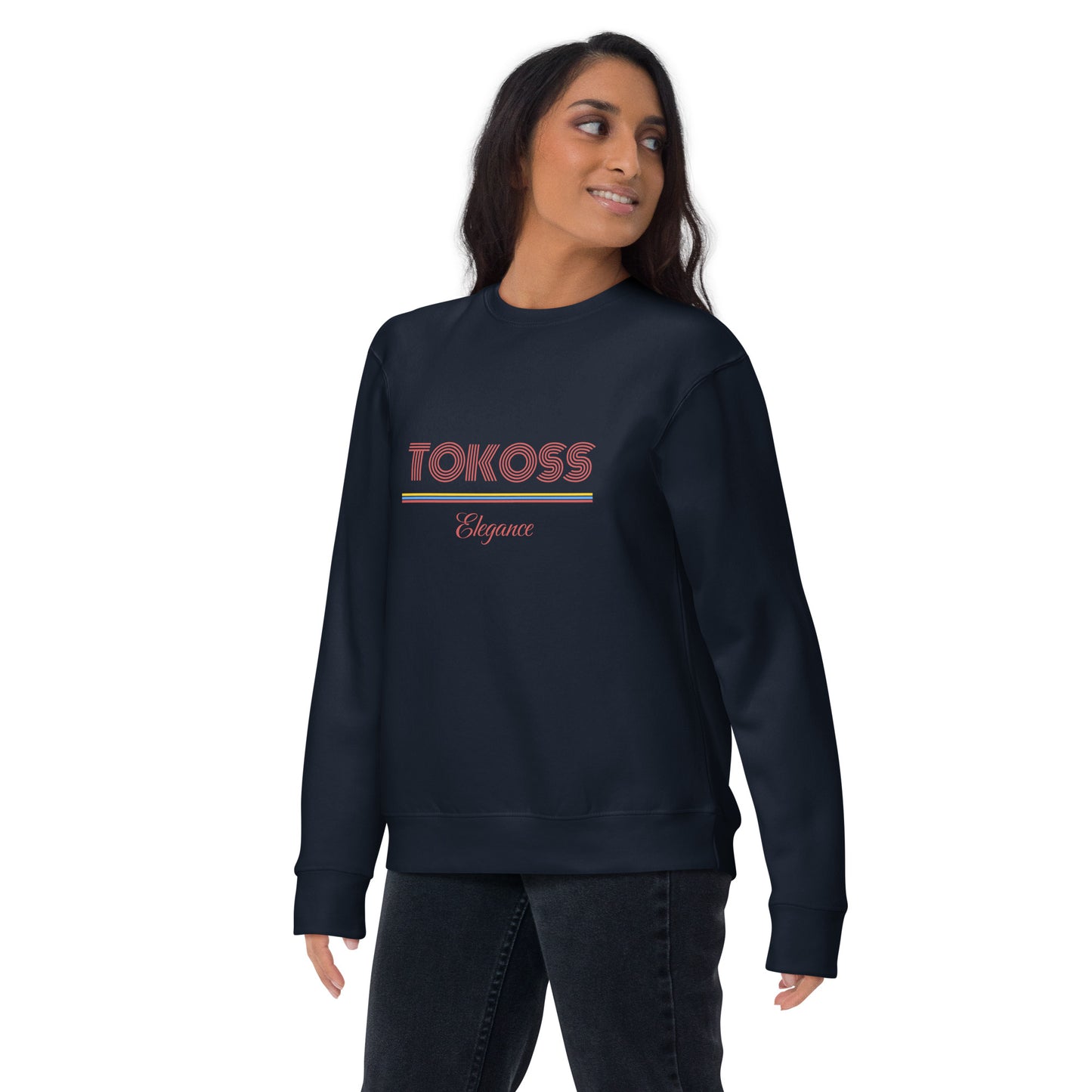 Tokoss Elegance Unisex Printed Sweatshirt - Red design 3