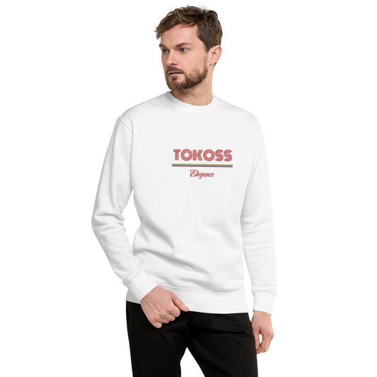 Tokoss Deluxe Embroidered Unisex Sweatshirt - Red design 3