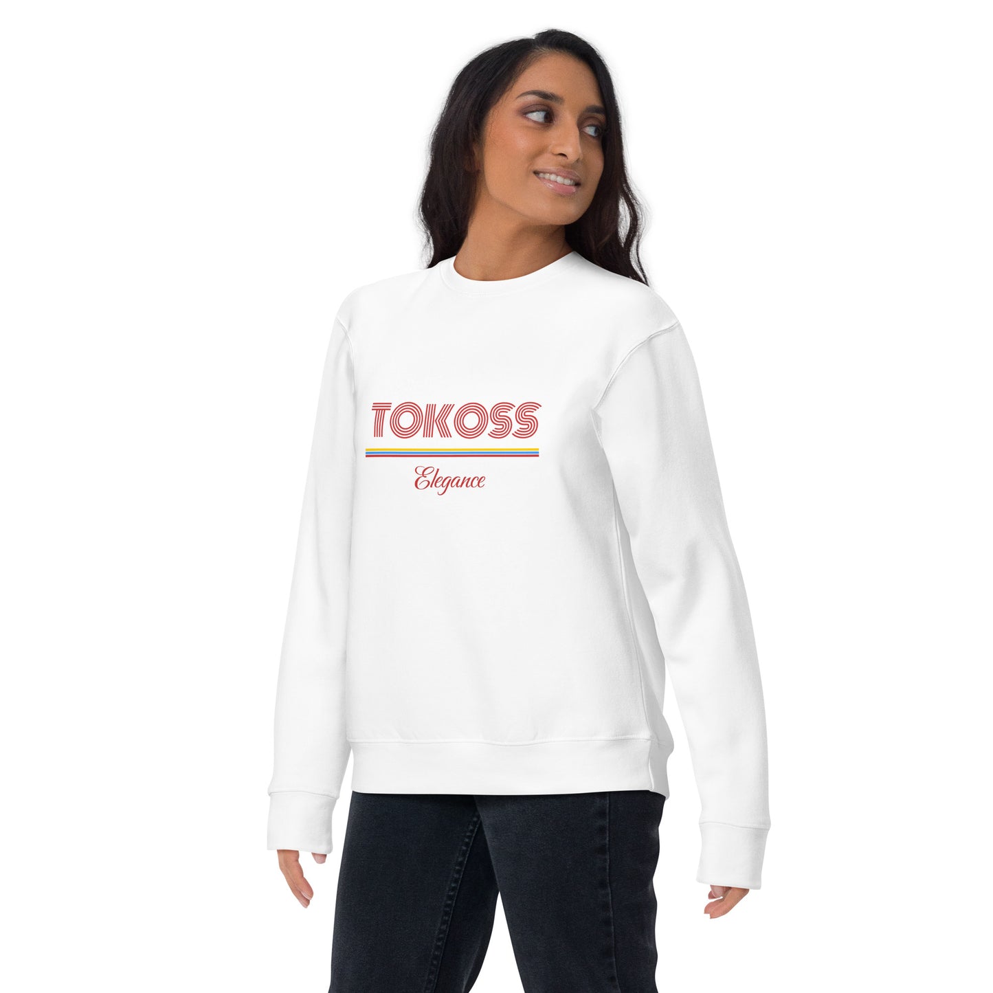 Tokoss Elegance Unisex Printed Sweatshirt - Red design 3